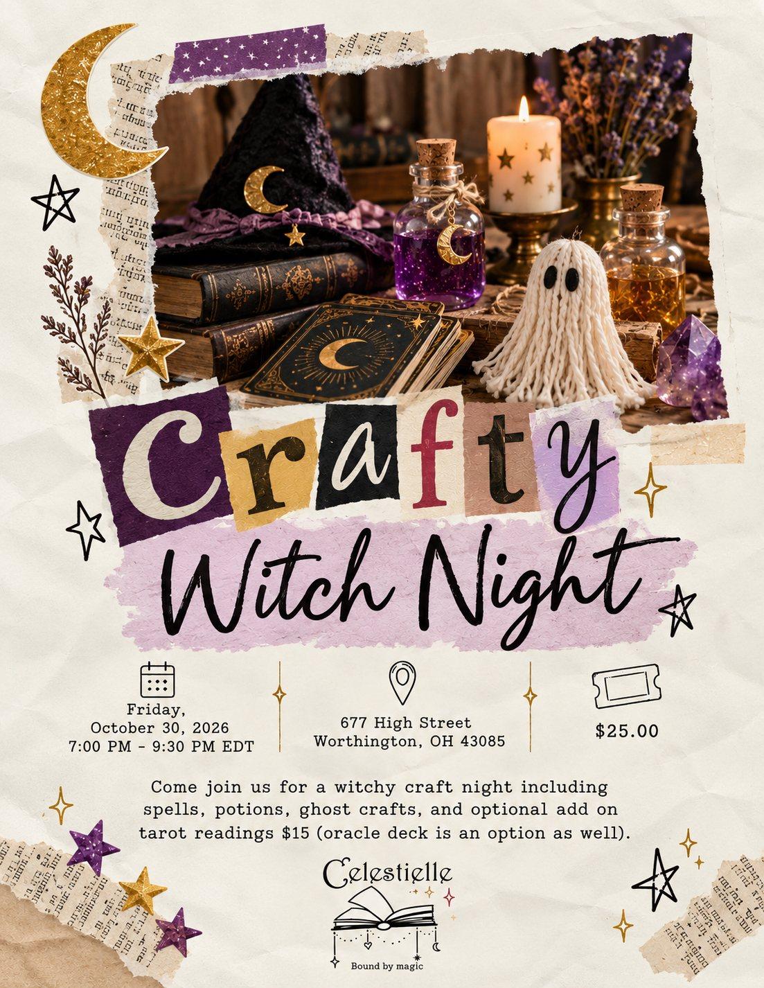 Crafty Witch Night poster